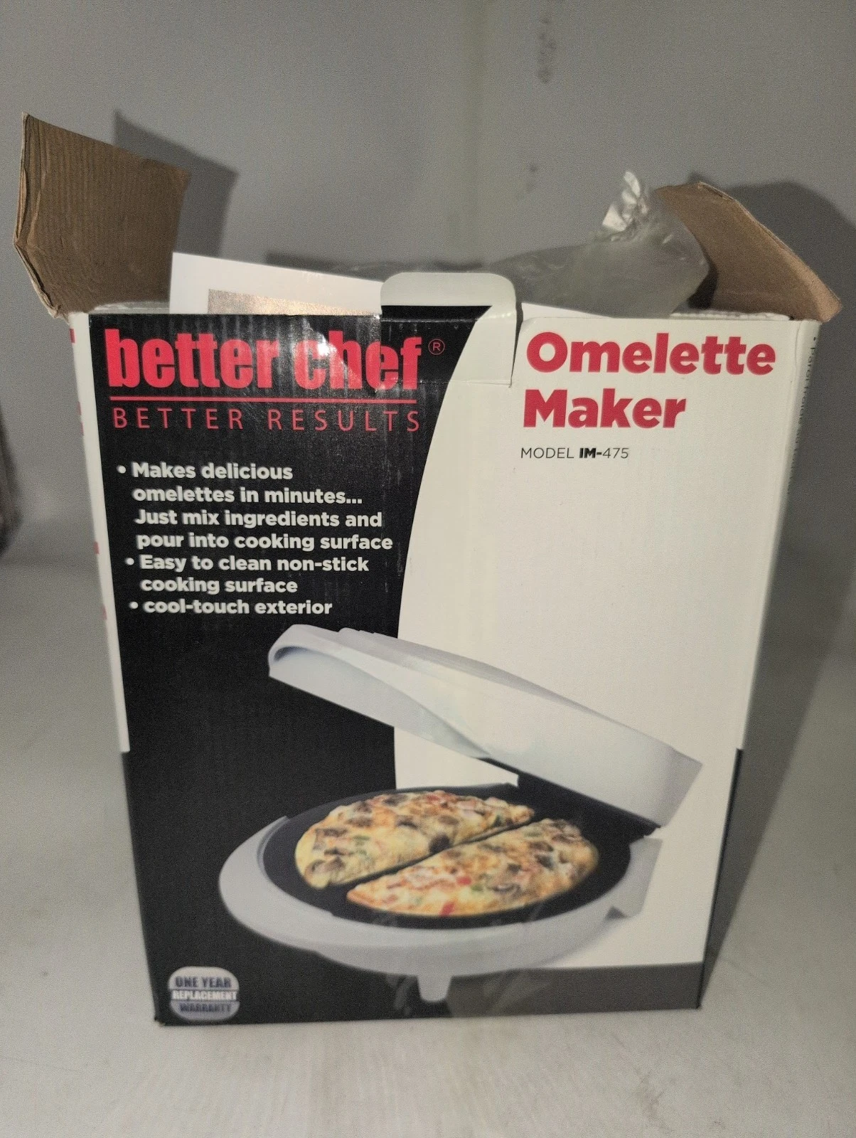 Better Chef Better Results Omelette Maker white