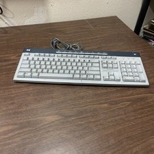 Computer Keyboard HP  5187-1767 KB-0228 PS2 Type Gray/Silver- Home/Office Use