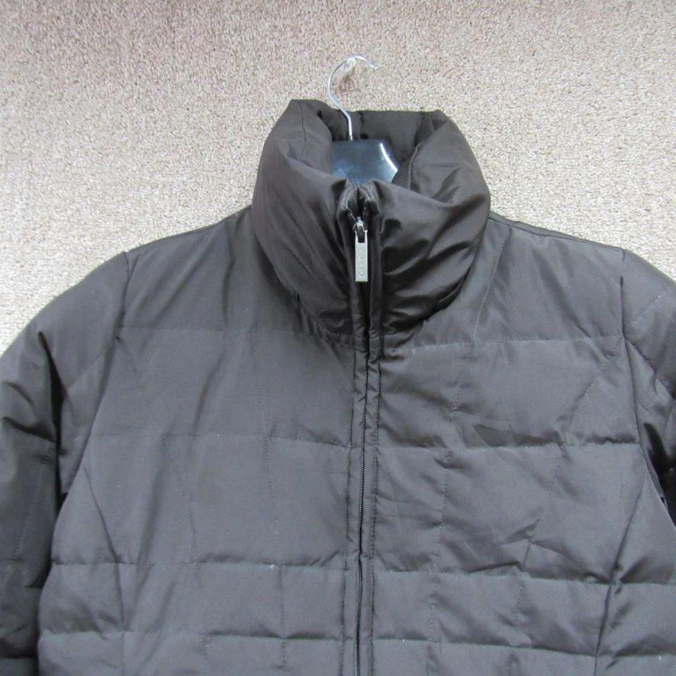 WOMENS CALVIN KLEIN ZIPPED DUCK DOWN JACKET UK SIZE 8/10  / JC 6135] - Image 3 of 4