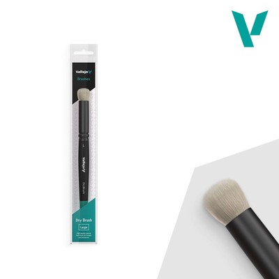 VALLEJO B07003 BRUSH: Dry Brush Natural Hair - Large