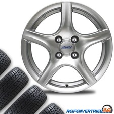 4x Alu Ganzjahresreifen Kompletträder für Hyundai i10 Reifen 175/65R14 Goodyear