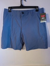 Wrangler Men's Outdoor Performance Flat Front Shorts Size 36 Blue