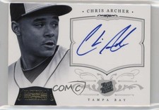 2012 Panini National Treasures Rated Rookies Gold 13/25 Chris Archer #162 15wv