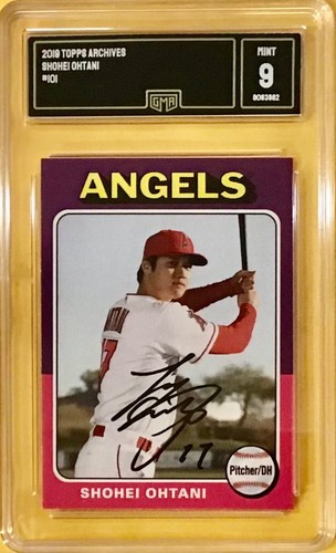 2019 TOPPS - ARCHIVES #101 - SHOHEI OHTANI - GMA 9 - MINT