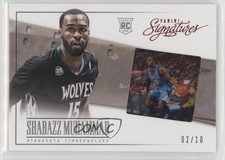 2013-14 Panini Signatures Film Red /10 Shabazz Muhammad #188 Rookie RC