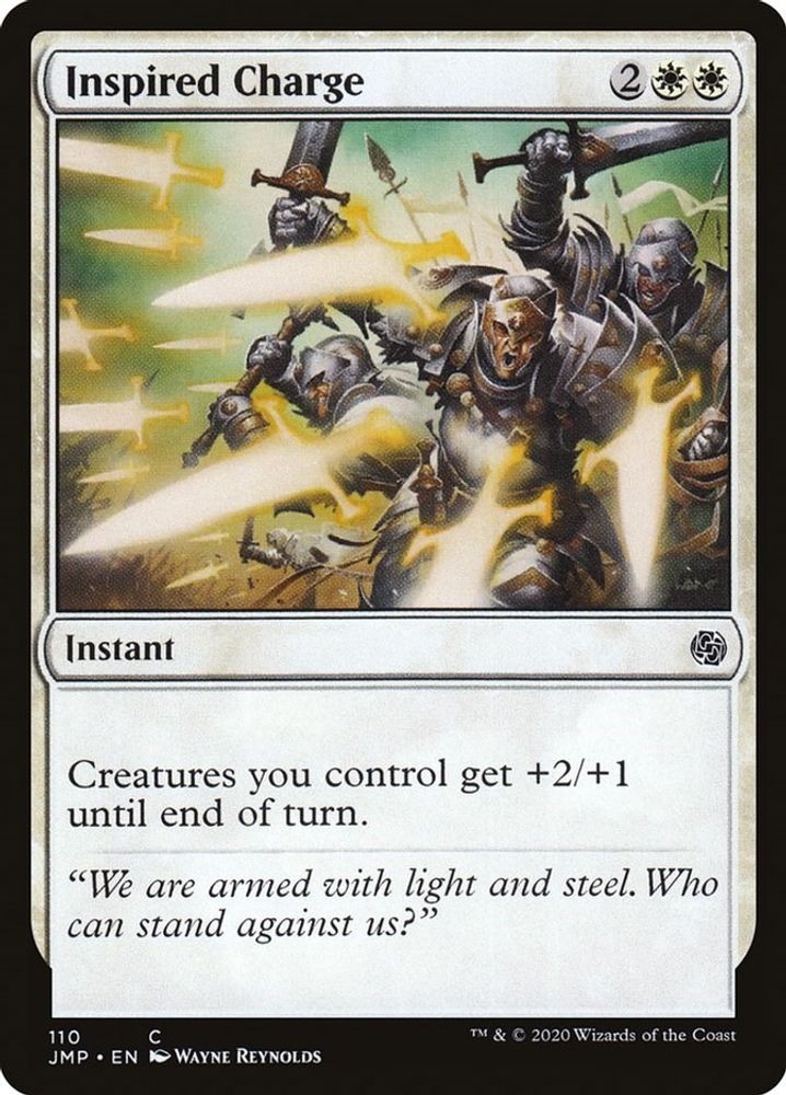 2020 Magic: The Gathering: Jumpstart - Inspired Charge (#110, C, Near Mint)