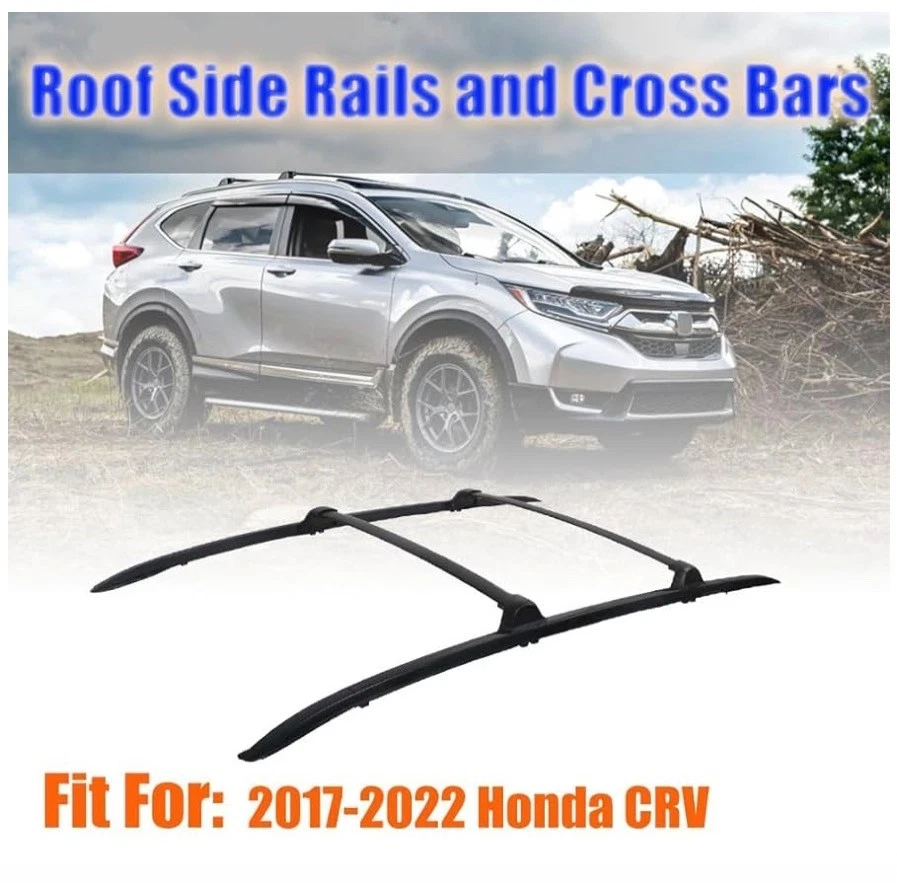 Roof Rack & Cross Bars for 2017-2022 Honda CR-V – Aluminum, 4-Piece Set - Image 2 of 4