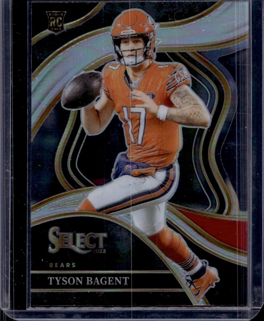 2023 Panini Select - Club Level- Tyson Bagent #208- Silver Prizm (RC)