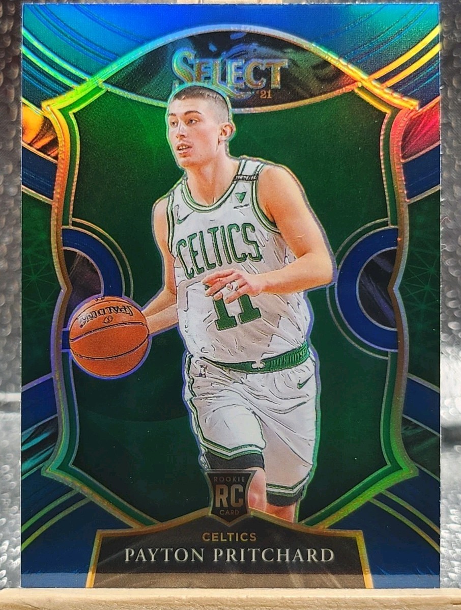 PAYTON PRITCHARD 2020-21 Panini Select #86 CONCOURSE BLUE PRIZM ROOKIE CARD 