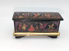 The Nutcracker Porcelain Musical Trinket Box Ardleigh Elliott Sons 1991 #1673K