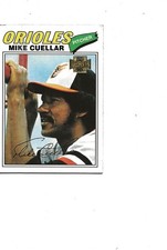 2001 ARCHIVES GOLD STAMPED FRONT 1977 DESIGN ORIOLES MIKE CUELLAR
