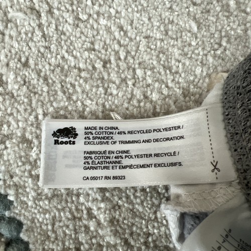 Roots Kids Size 7 Unisex Salt And Pepper Winter Edition Sweatpants - Picture 5 of 6