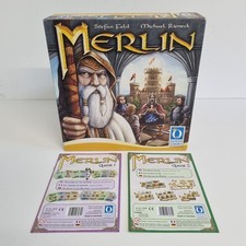 Merlin Board Game with Queenie 1 & 2 Expansions - 100% Complete