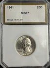 1941 Washington Quarter BU Uncirculated 90% Silver US Coin