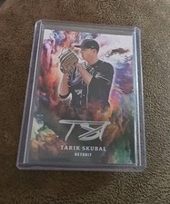 2021 Panini Chronicles Tarik Skubal Silver Ink on card autograph auto CY YOUNG !