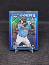 2024 Topps Pro Debut Chrome Blue Refractor /150 Dario Laverde
