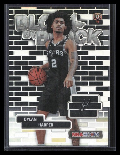 Dylan Harper #BYB-2 2025 Topps NBA Hoops Block by Block card