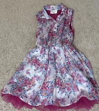 Beauties Floral Dress Girls Sz 10
