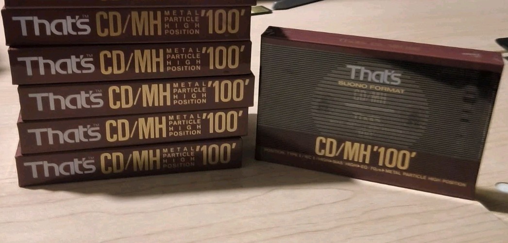 (6) THAT'S CD/MH 100 BEST TYPE II MOL + 7.5!! SUONO FORMAT BLANK Select Qty