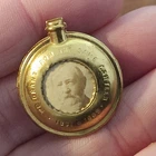Civil War, GAR  We Drank from the Same canteen Miniature Albumen Photo