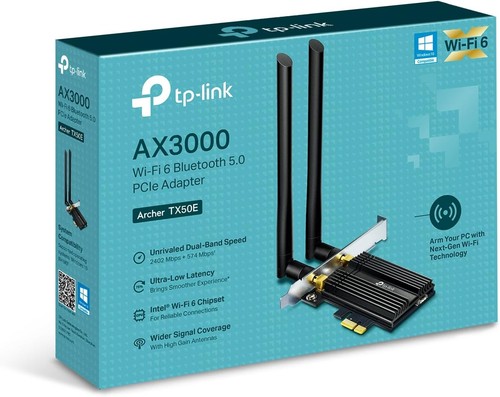 TP-Link WiFi wireless adapter- Nothing wire LAN Wi-Fi6 PCI-Express Bluetooth5.0 - 第 5/5 張圖片