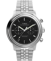 Timex Waterbury Metropolitan Silber Herren Armbanduhr TW2Y23400