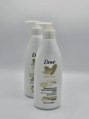 Dove Body Love Restoring Care Lotion Pump W/ Cermide Serum | 13.5 Oz | 2 Pack 