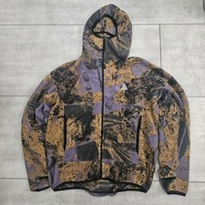 Nike ACG Wolf Tree Polartec Fleece Hoodie Cave Purple Brown DN3931-553 Small