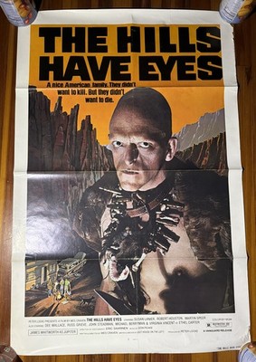 The Hills Have Eyes One Sheet Original 27x41 Movie Poster 1977 Michael Berryman