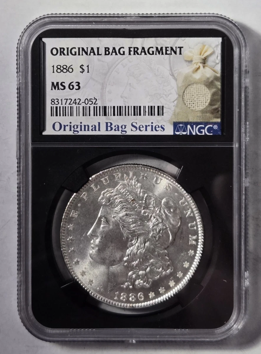NGC Grade MS 63 1886 Year Morgan US Dollars (1878-1921) for sale