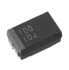 10Pcs TMCMC1A107MTRF Tantalum Capacitors - Solid SMD 100uF 10V 20% C case