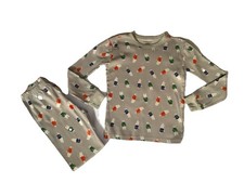 Janie and Jack Fire Polar Bear Boy /Girl Pajama Set Size 10
