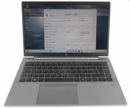 HP Elitebook 845 G8 AMD Ryzen 5 - 2,3 GHZ 500 GB SSD 16 GB RAM FHD LTE Win 11.