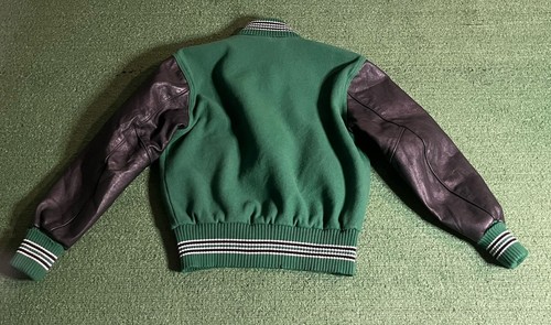 Rev Varsity Wool Leather (K) Kenyan Varsity Letterman Jacket Size Medium - Picture 5 of 8