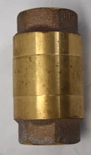 Strataflo Check Valve w/ Rubber Poppet NO. 400 1" 400 PSI for Chemicals Threaded