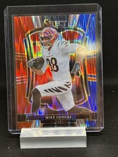 2025 Panini Select Red and Blue Shock Mike Gesicki Premier Level
