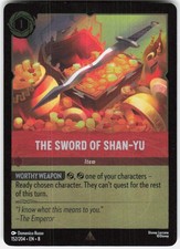 The Sword of Shan Yu Foil 152/204 Reign of Jafar Disney Lorcana