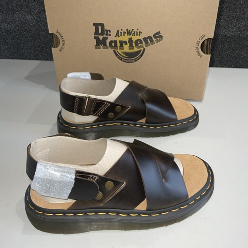 Dr. Martens Unisex Sandals Zane Brando Brown 31577375 Size Uk 4 New In Box - Afbeelding 7 van 10
