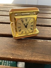 Europa  2 Jewels  Vintage Reise Tisch Uhr Defekt als Ersatzteile