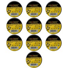 PVC Electrical Insulation Tape 19mm x 10m Flame Retardant for Wiring DIY Repairs