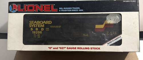 Lionel 19206 Seaboard System Boxcar calibre O nuevo en caja vagón de tren 1987 EE. UU. | Condition: New