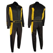 Speed Kartoverall  Daytona Kart Overall - Schwarz/gelb - Größen 110 - 4XL