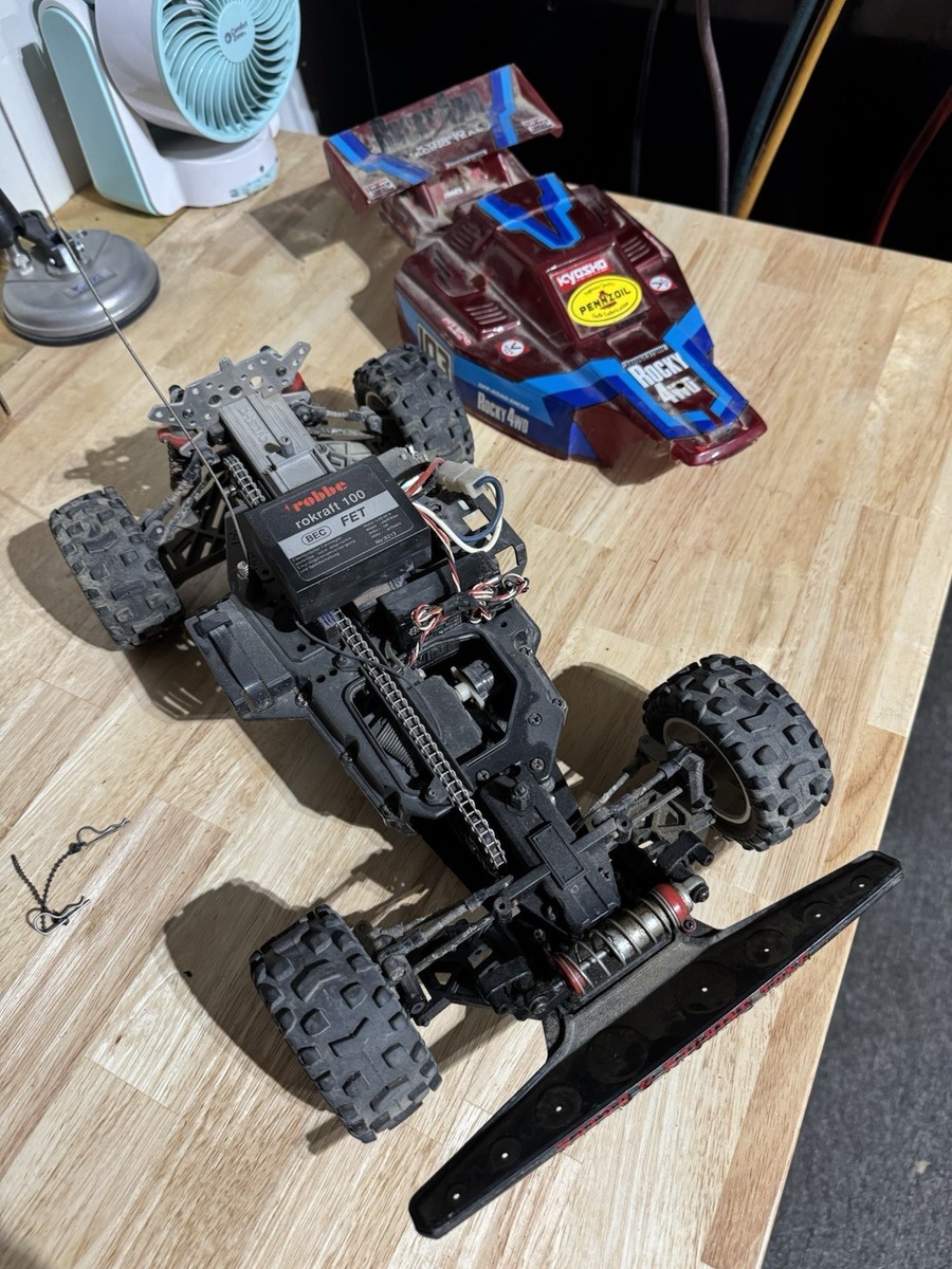 Kyosho Rocky 4WD 1/10 オフロードレーサー Kyosho Rocky 4Wd Set Includes Numerous Parts For Hobbyists | eBay