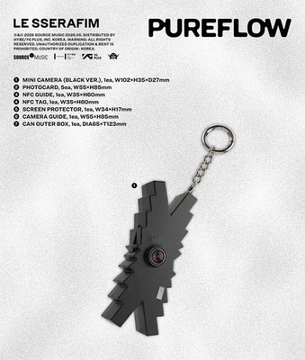 LE SSERAFIM PUREFLOW PT.1 2nd Studio Album MINI CAMERA Ver/NFC+