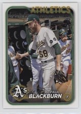 2024 Topps Series 2 Golden Mirror Image Variation Paul Blackburn #647 lz7