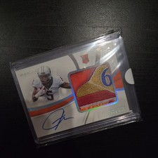 Justin Fields Immaculate Patch Auto 4/5 🔥 On-Card Auto RPA | Ohio State | SSP