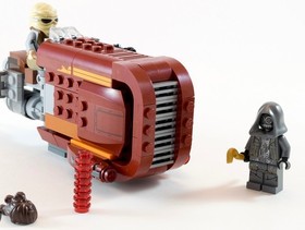 LEGO STAR WARS 75099 Rey's Speeder Retired 100% Complete Box Rey Unkar's Thug