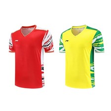 Li Ning Men's Table Tennis Badminton T-shirt Sports Short Sleeve Tee 25-09194