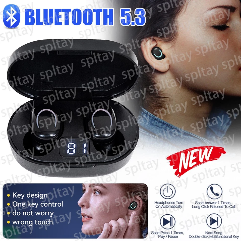 MARKENLOS Kopfhörer Bluetooth für Samsung Galaxy S24 S23 S22 S21 Wireless In-Ear Ohrhörer