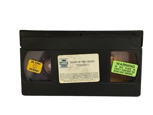 Night of the Creeps VHS Kassette HBO Kanone Video 1986 ohne Barcode Horror Gore Kult - Bild 7 von 10